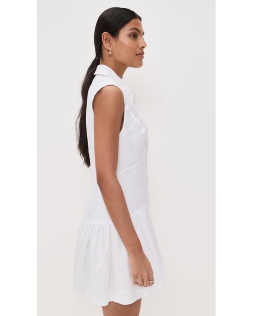 FRAME Women's White The Linen Day Dress
