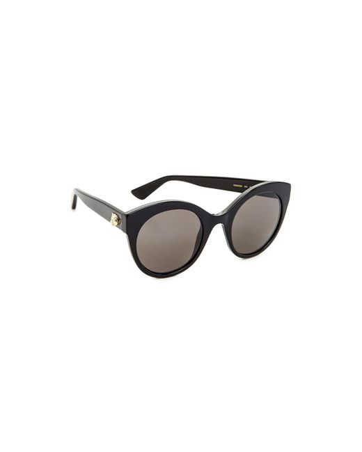 Gucci Black Cat Eye Tiger Sunglasses