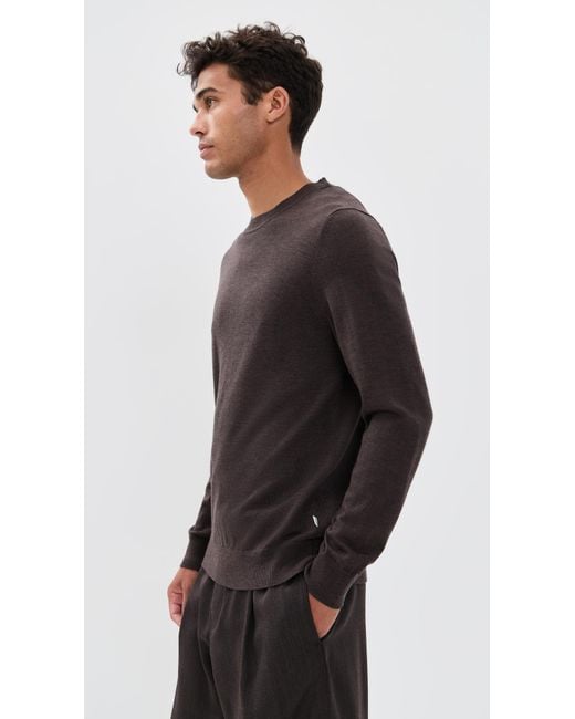 NN07 Black Ted Soft Wool Sweater for men