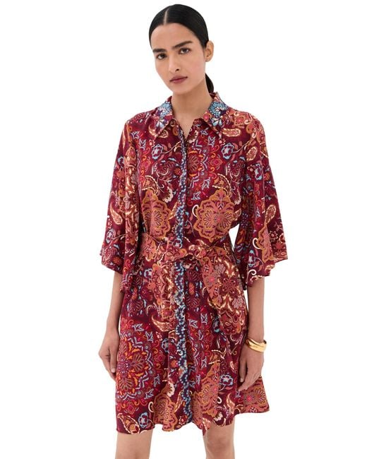 Figue Red Pamela Dress