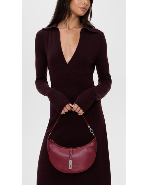 Polo Ralph Lauren Purple Sport Calf Polo Id Mini Shoulder Bag