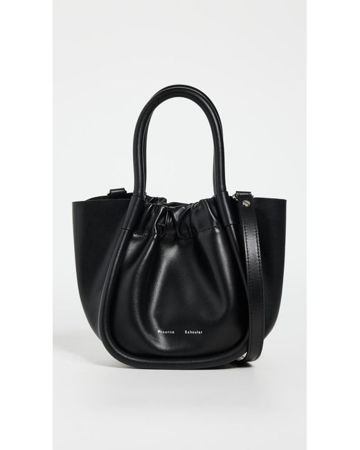 Proenza Schouler Black Extra Small Ruched Tote