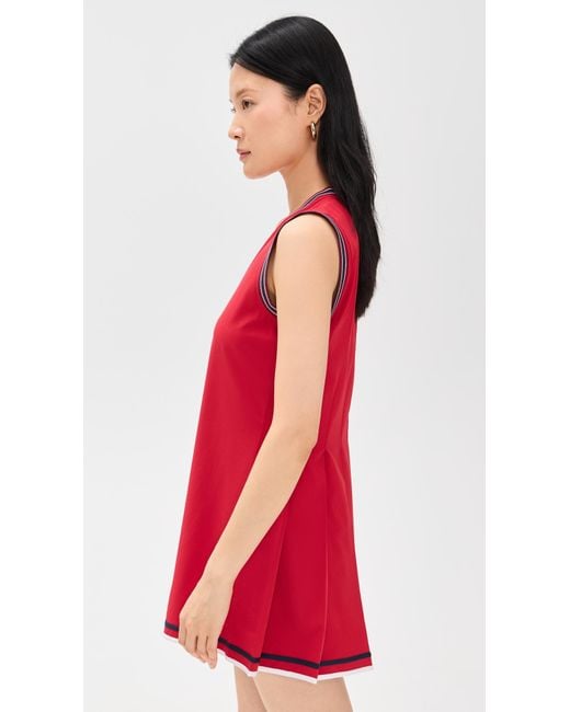 Varley Red Amanda 2.0 Court Dress 32.5