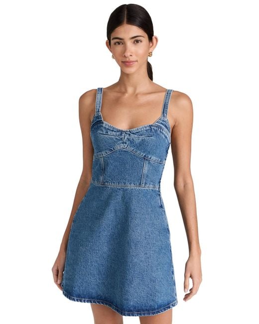 La Ligne Blue Fiona Short Dress