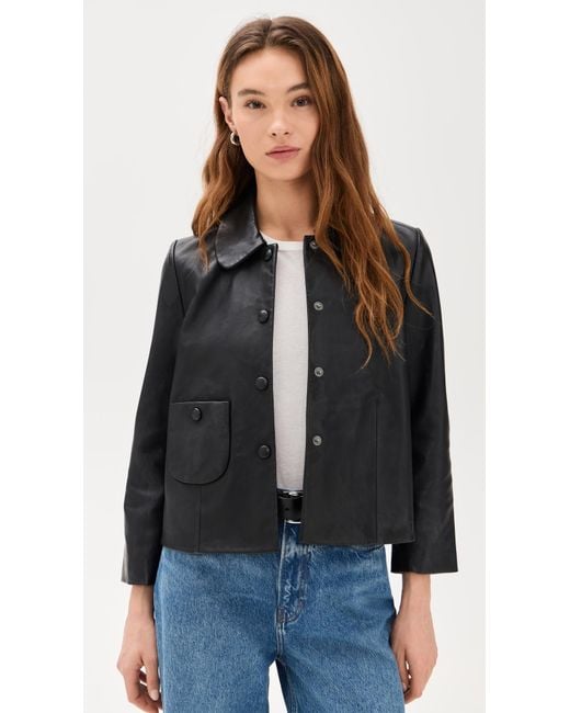 Ba&sh Black Mylos Jacket