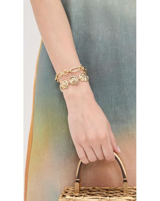 BaubleBar Metallic Sheila Shell Bracelet