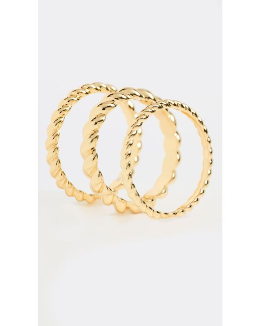 Gorjana Metallic Crew Ring Set