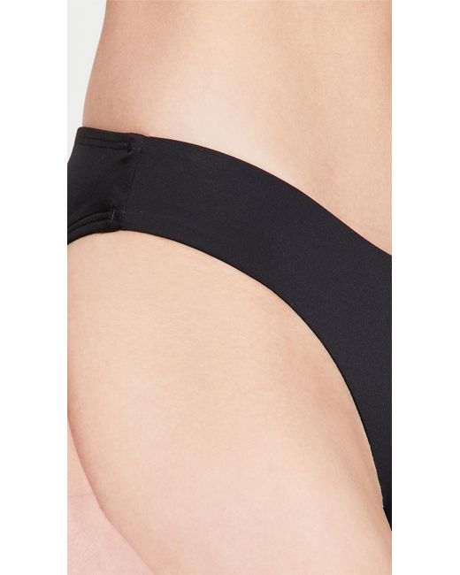 LSPACE Black Sandy Bikini Bottoms