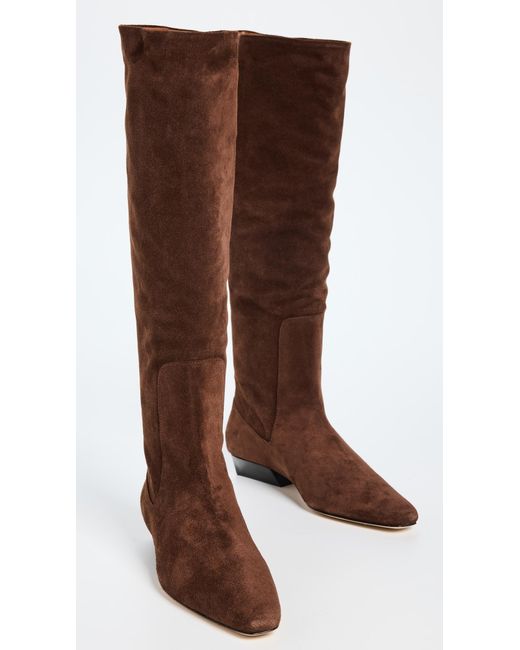 Staud Brown Wally Flat Boots
