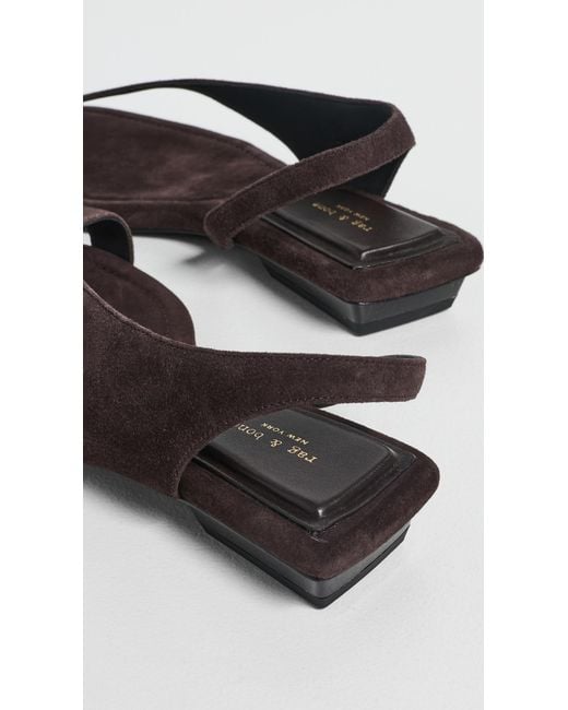 Rag & Bone Black Liv Flat Sandals