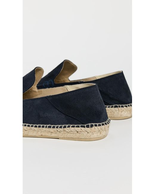 Manebí Blue Suede Traveler Espadrilles for men