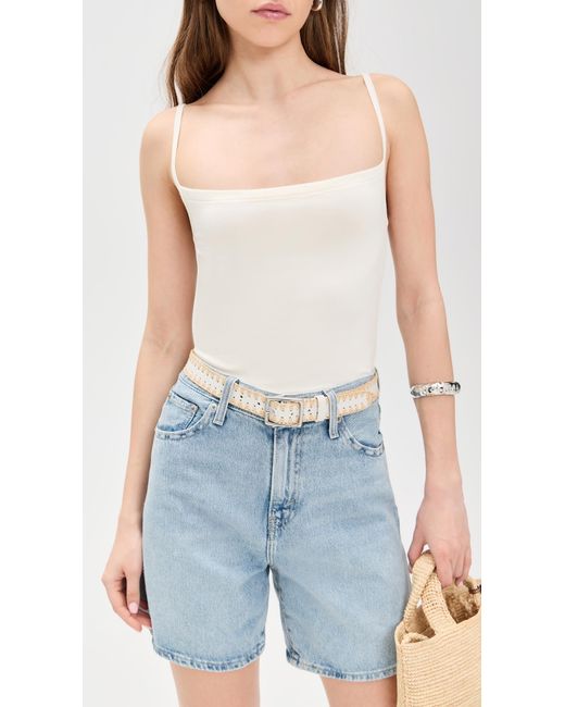 Rag & Bone Multicolor Raffia Boyfriend Belt