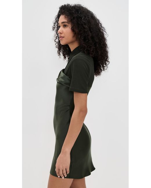 Nanushka Black Heceta Dress