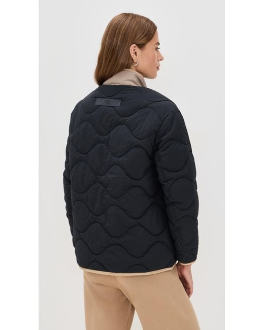 Ugg Black Jazlyn Quilted Jacket