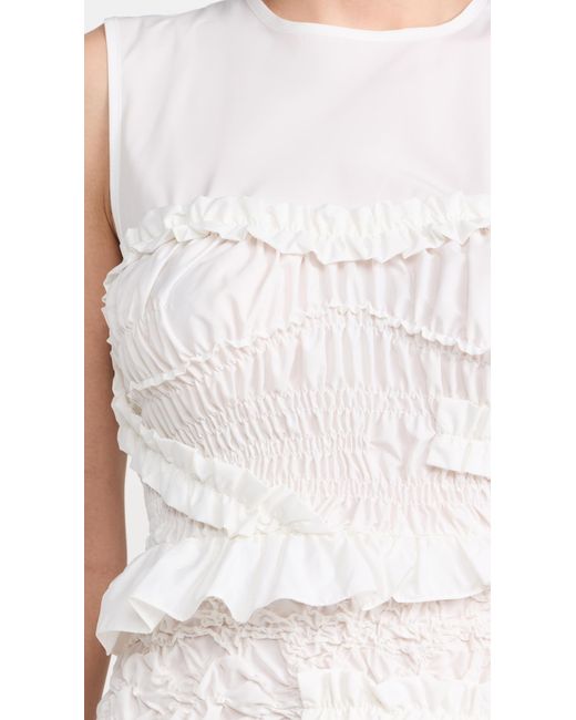 CECILIE BAHNSEN White Vanda Dress