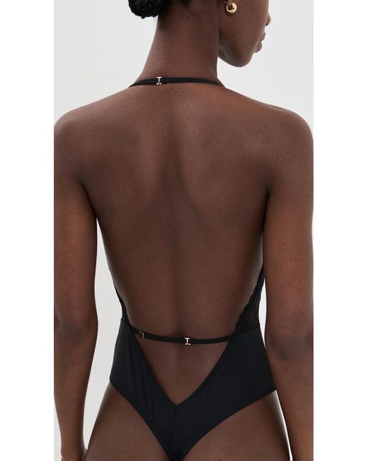 Natori Black Fleur Teddy