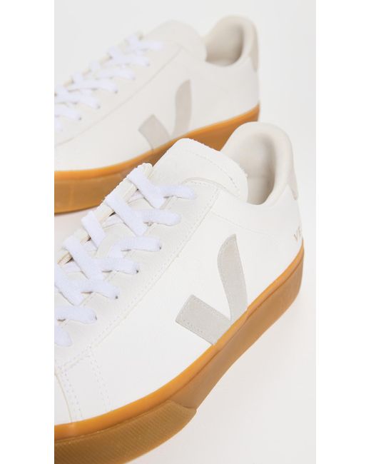 Veja White Campo Sneakers for men
