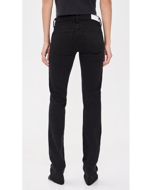 Re/done Black The Lean Jeans