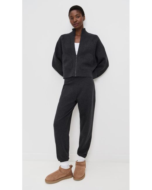Lunya Blue Cottonsilk Bomber Zip Up