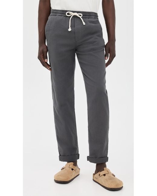 Marine Layer Black Saturday Stretch Beach Pants for men