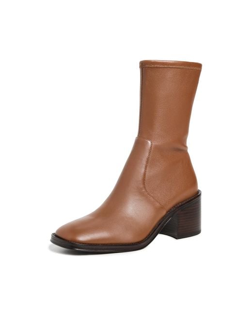 Loeffler randall white booties hotsell