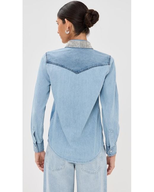 Twp Blue Valentines Button Down