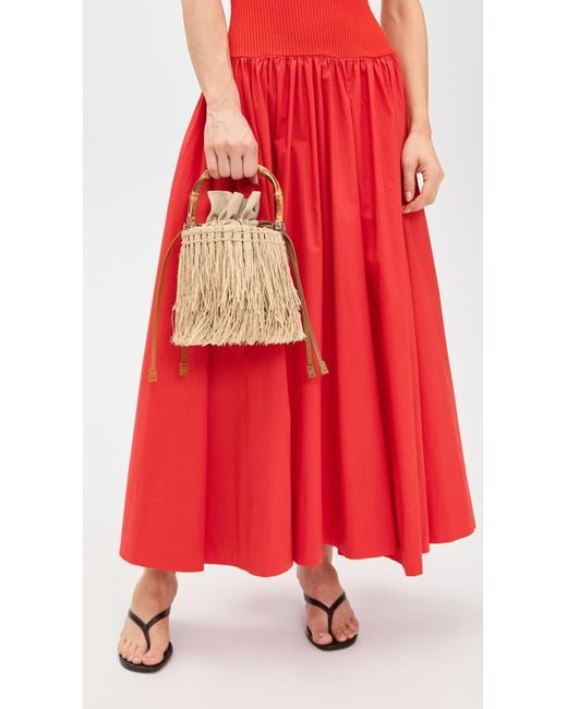 Simon Miller Tiki Fringe Bag in Natural | Lyst