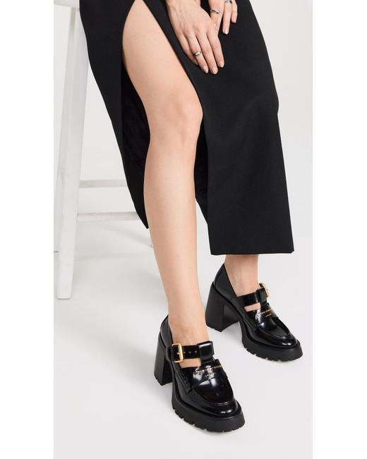platform loafer pumps