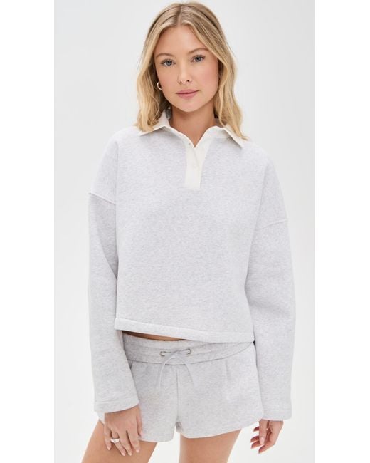 PORT DE BRAS White Sofia Sweater