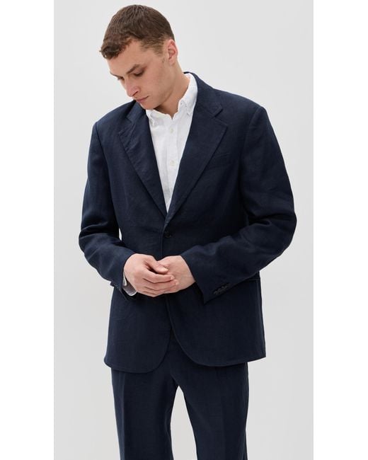 Alex Mill Blue Grant Blazer for men