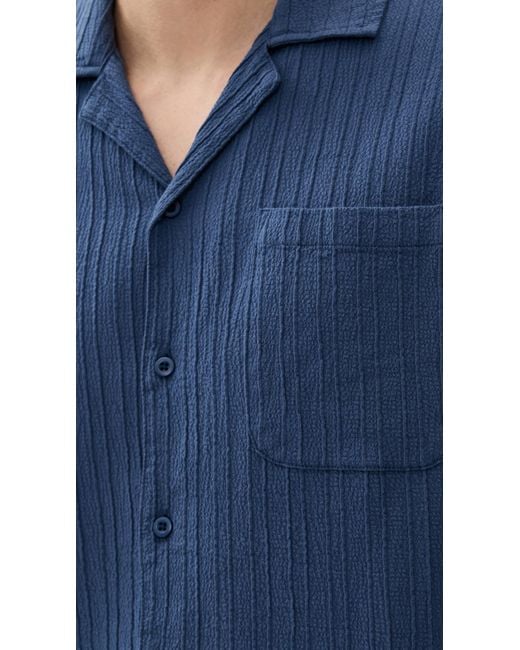 Rails Blue Ohana Shirt for men