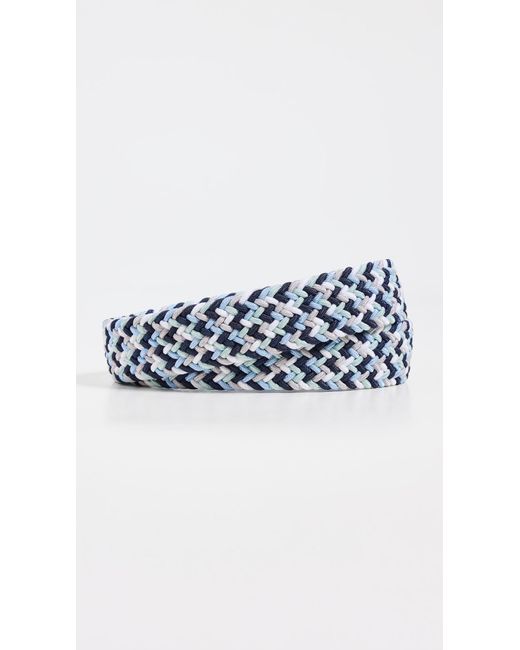 Andersons Black Nylon Woven Belt for men