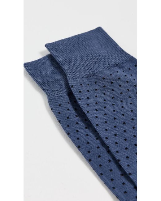 Paul Smith Blue Micro Dot Socks for men