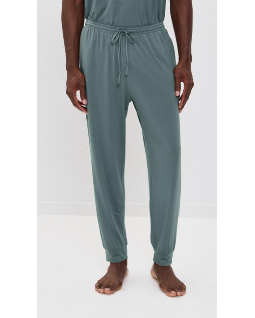 Eberjey Blue Henry Pajama Set for men