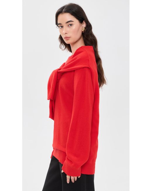 Source Unknown Red Tio Extra Shawl Sweater