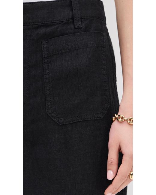 Madewell Black Patch Pocket Flare Pants