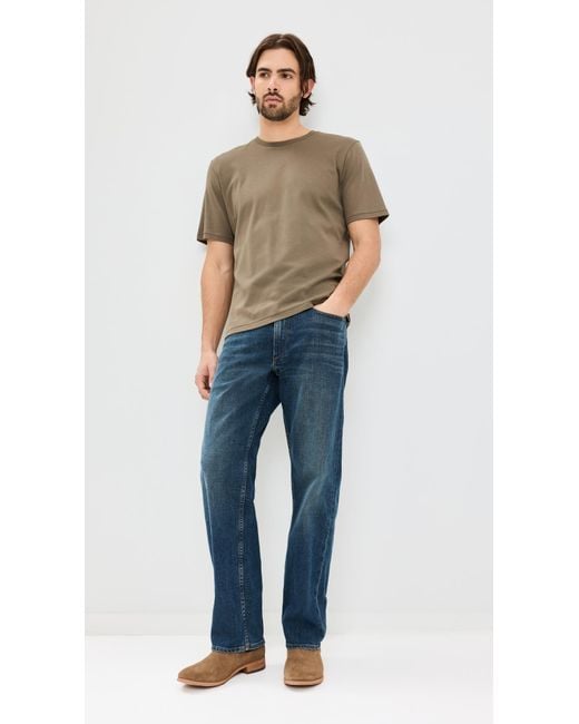 Rag & Bone Green Pima Interlock Tee for men
