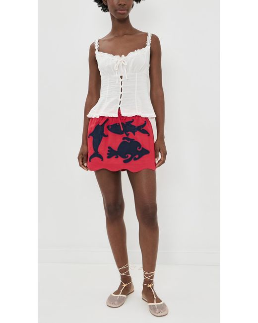 Sixxta Red Marea Skort