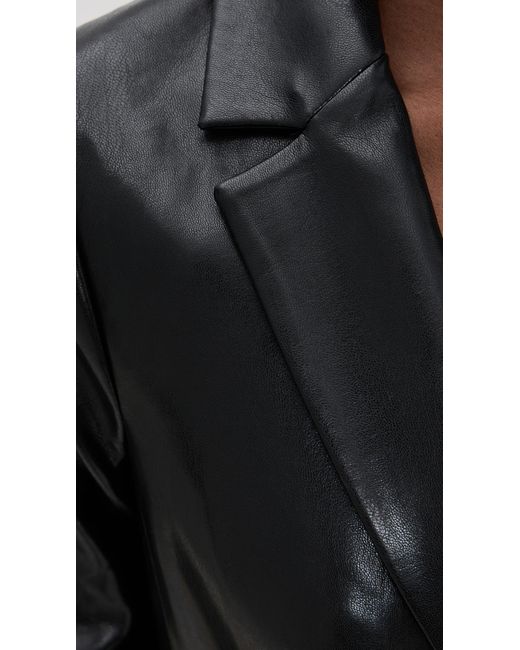 Cinq À Sept Black Vegan Leather Kylie Jacket