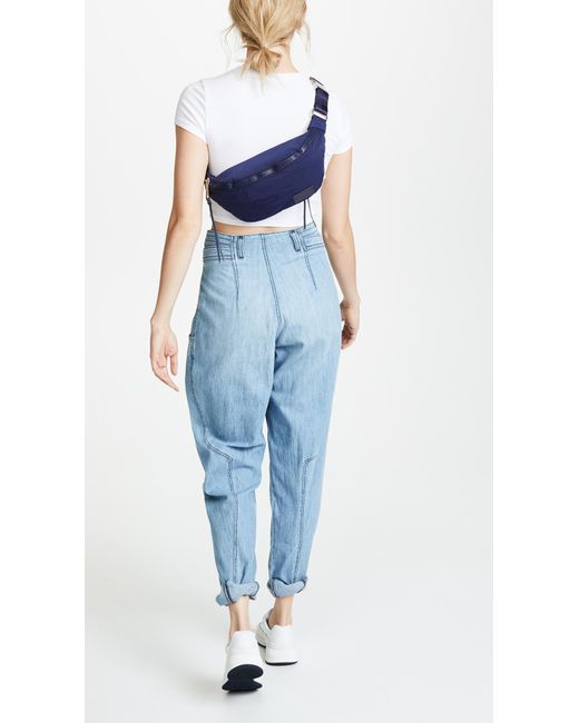 Rebecca Minkoff Nylon Belt Bag in Blue Lyst