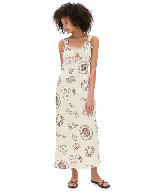 Bailey Rose White Midi Dress
