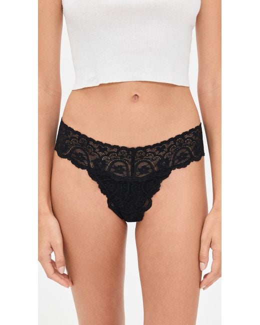 Commando Blue Tulip Tanga
