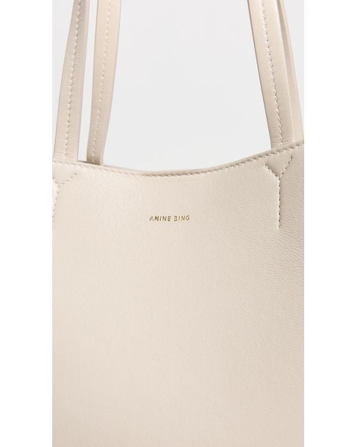 Anine Bing Natural Small Elly Tote