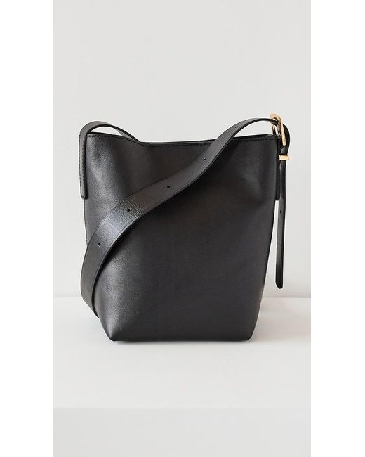 Madewell Black The Chain-strap Crossbody Bag In Leather