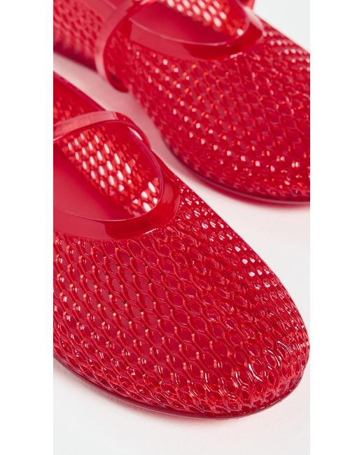 INTENTIONALLY ______ Red Classy Jelly Flats