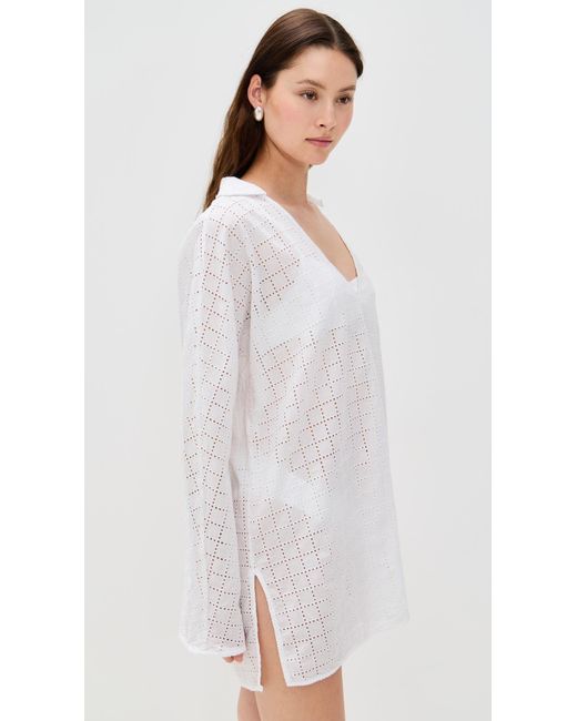 Solid & Striped White The Alba Tunic