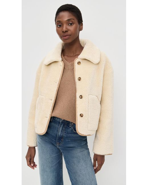 Velvet Blue Amara Sherpa Jacket