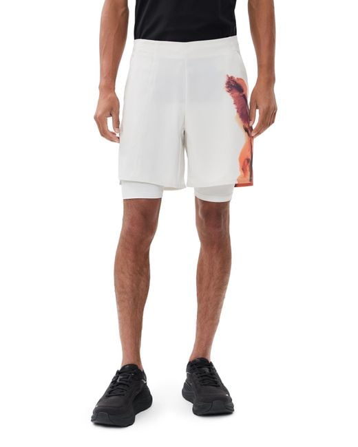 Y-3 Blue Tennis Shorts And Tights Set for men
