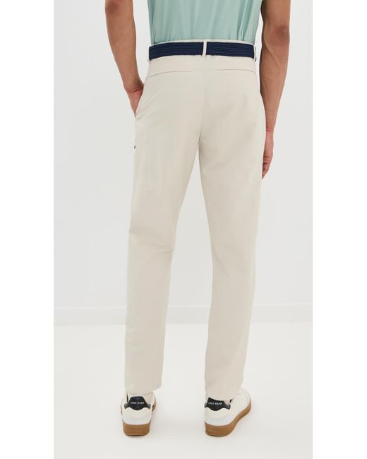Ralph Lauren White On Course Matte Stretch Nylon Pants 32 for men