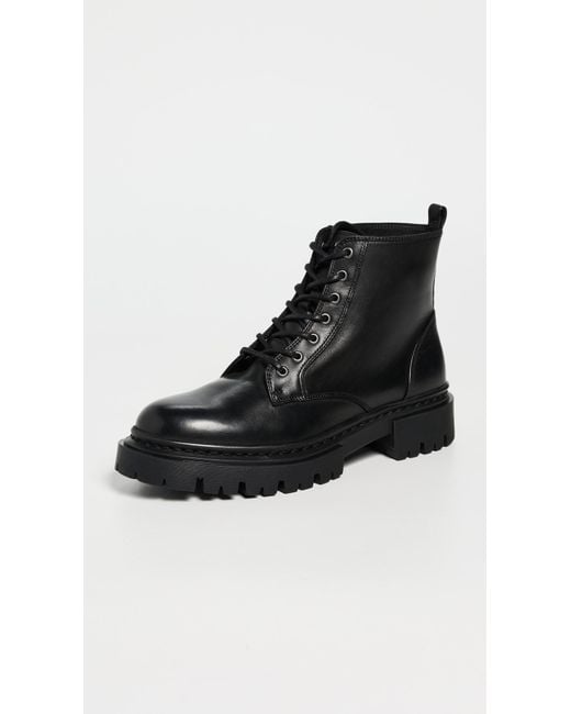 Staud Black Henry Combat Boots